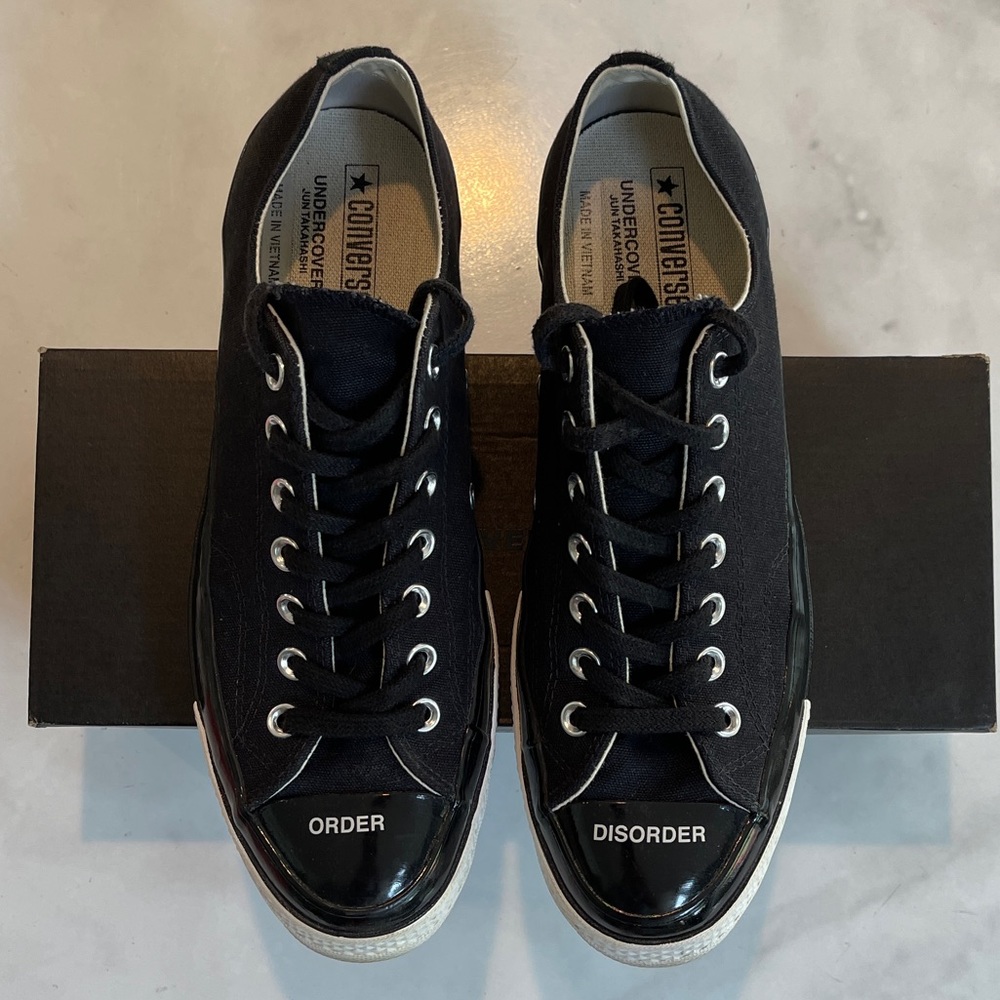 Undercover x Converse Chuck Taylor All Star 70 Ox Black Size 9M Lightly Worn